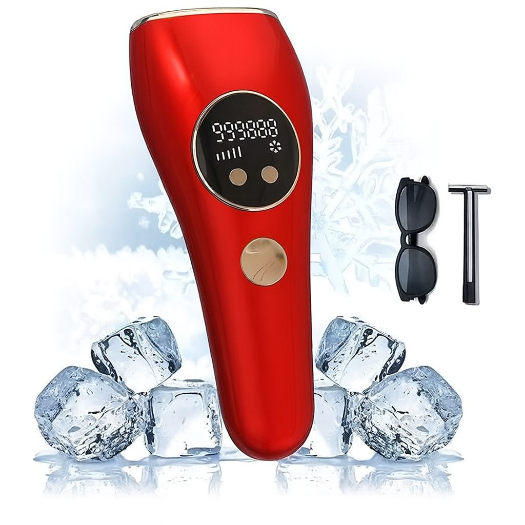 Ice Cold IPL Hair Removal Device | جهاز إزالة الشعر بالليزر – 990,000 Flashes, 5 Levels