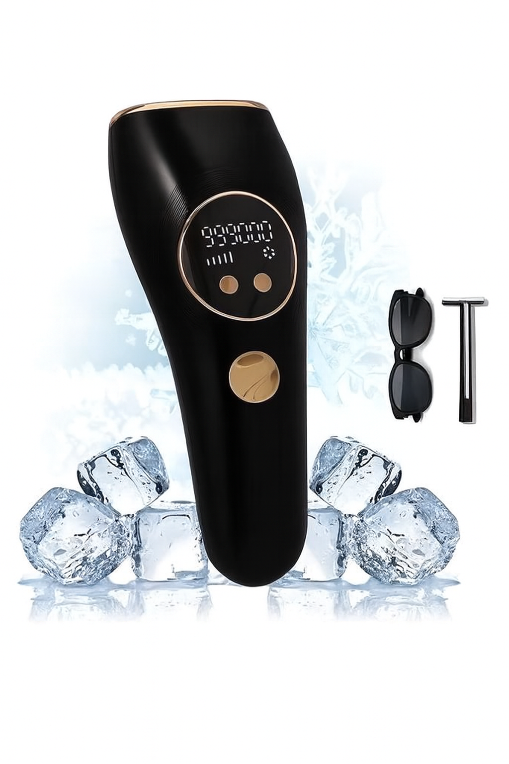 Ice Cold IPL Hair Removal Device | جهاز إزالة الشعر بالليزر – 990,000 Flashes, 5 Levels