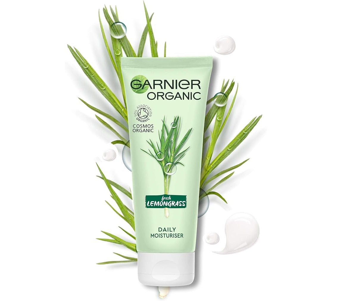 Garnier Organics Lemongrass Balancing Moisturizer – Hydrating & Oil Control Cream (50ml)