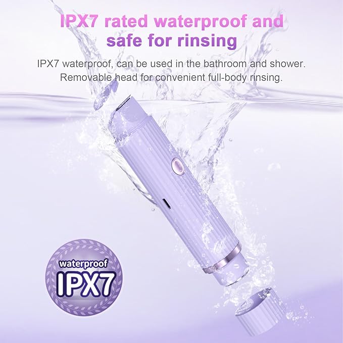Double Head Electric Shaver | Wet & Dry Dual Use | IPX7 Waterproof Compact Razor