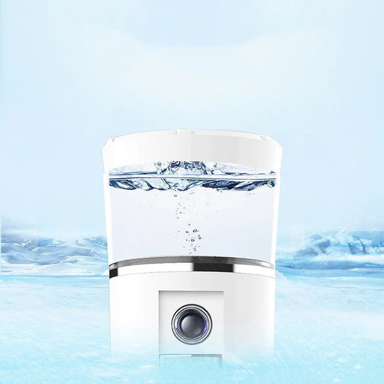 Rechargeable USB Facial Spray Moisturizer – Portable Nano Mist Hydration Device (White)